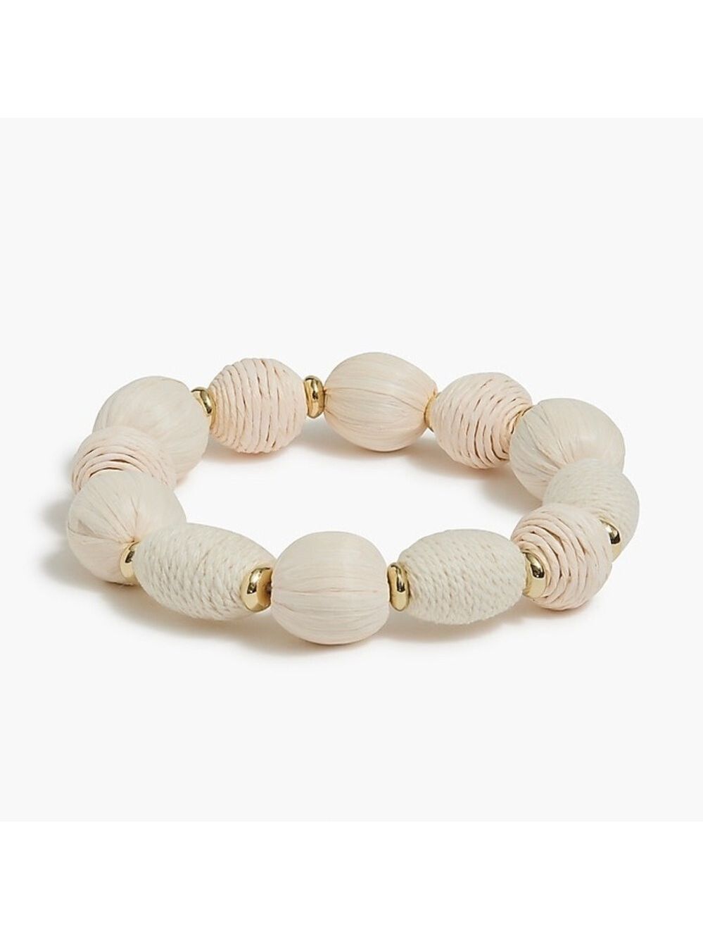 J. Crew Wrapped Bracelet in Natural Raffia